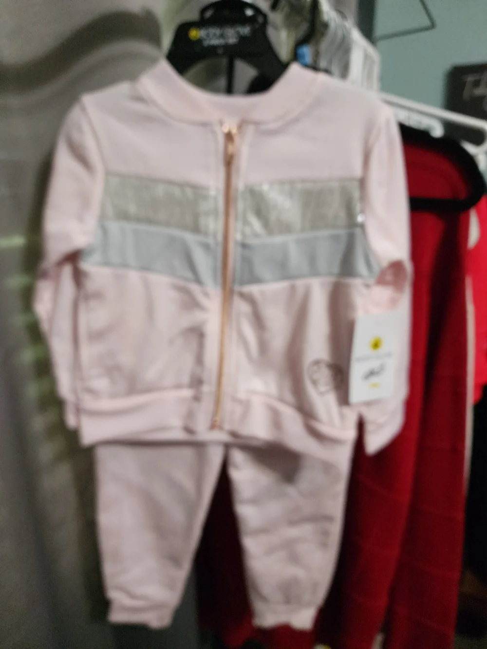 Body Glove Girls Light Pink Top With Matching Pants